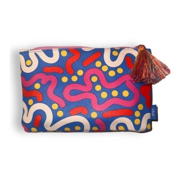 Ipsy Artful Self Expression Print Glam Travel Makeup Cosmetic Bag New Bag Only - Picture 1 of 3